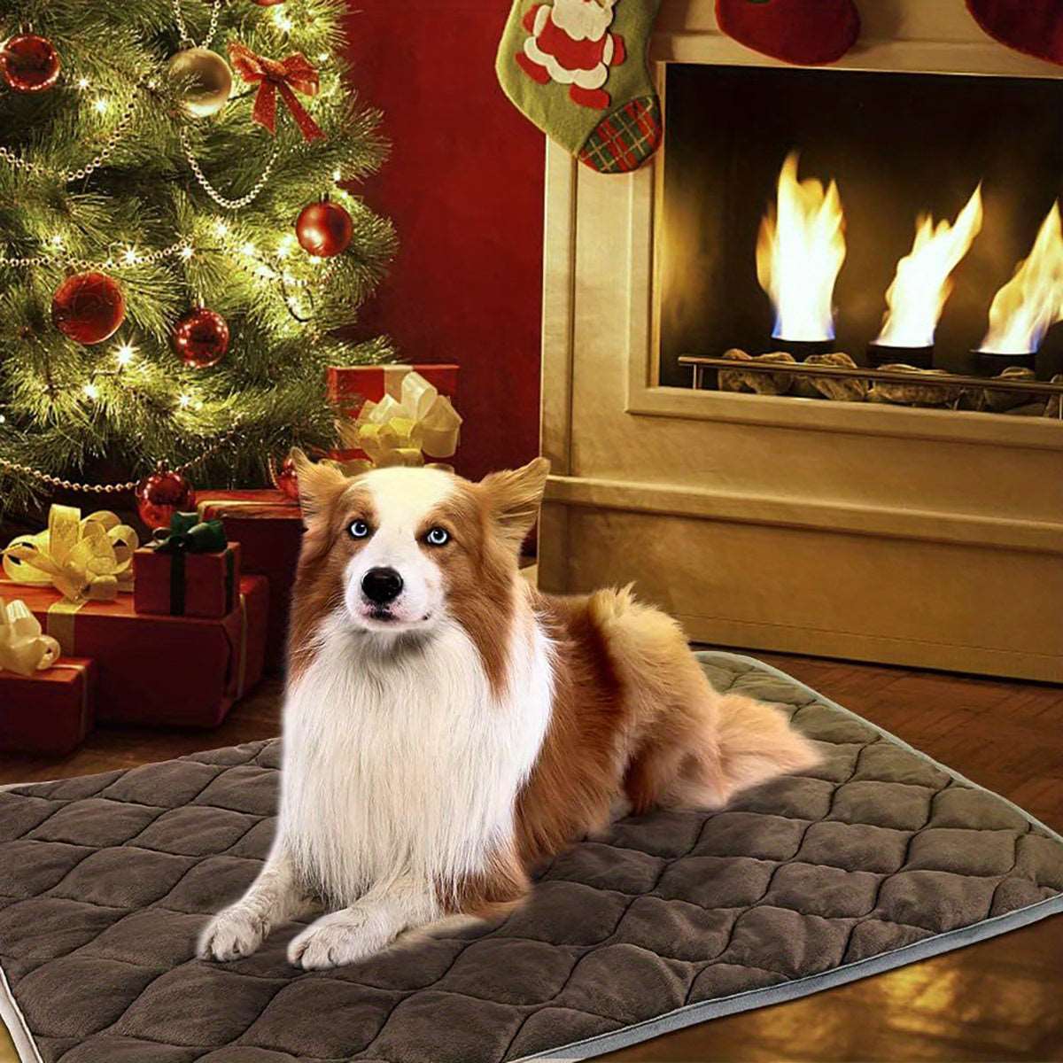 Dog Cat Bed, Cat Dog Non-Slip Mat, Extra Warm Thermal Pet Pad  Self-Heating Cat Mat Warm Thermal Pet Pad Washable Dog Crate Pad Heat Dog Cat Bed Mat Blanket Non-Slip Bottom For Outdoor And Indoor Pets